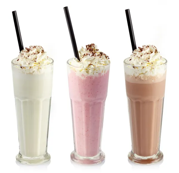 Milkshakes — Stockfoto