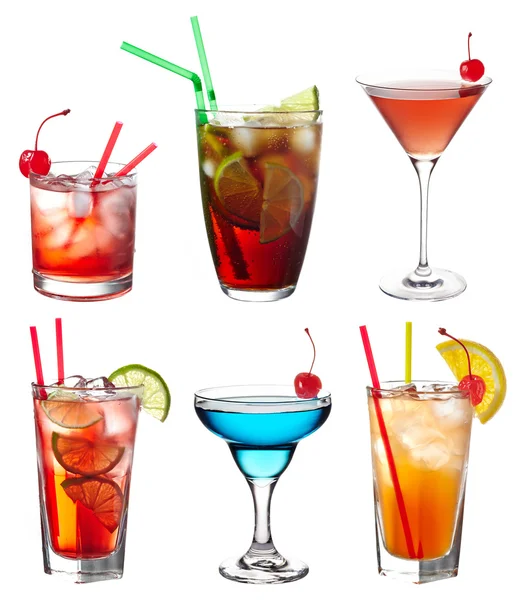 Uppsättning cocktails — Stockfoto