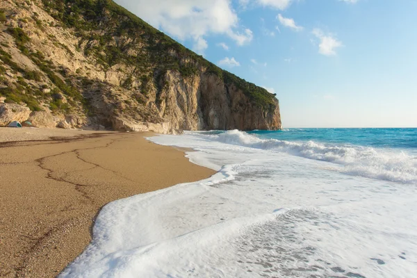 Krásná pláž milos (lefkada) — Stock fotografie