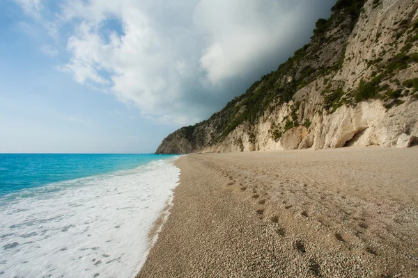 Krásná pláž egremni (lefkada) — Stock fotografie