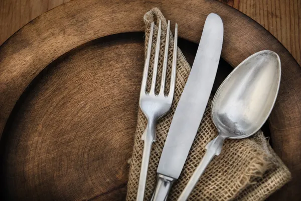 Vintage silverware — Stock Photo, Image