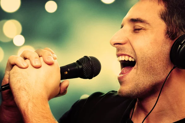 Cantante — Foto Stock