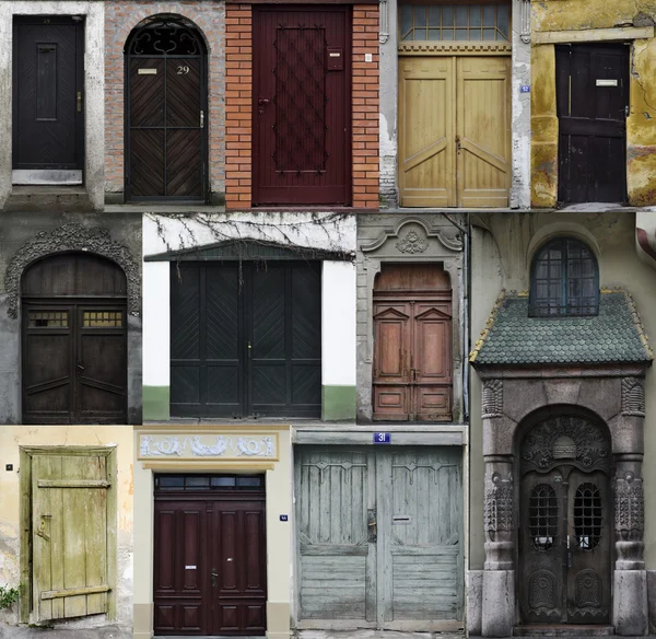 Doors Collage — Stock Photo, Image