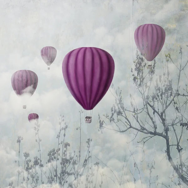 Palloncini rosa — Foto Stock