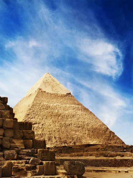 Pyramides en Egypte — Photo