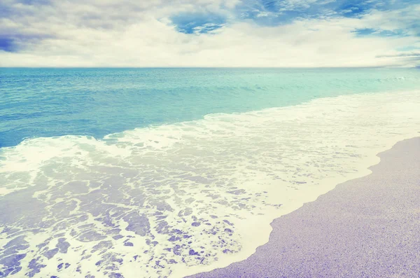 Песчаный пляж — стоковое фото