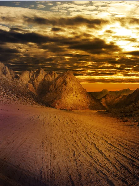 Paisagem deserta — Fotografia de Stock