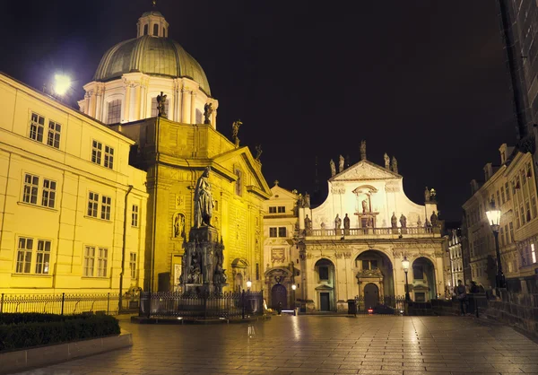 Statua Karola iv, Praga — Zdjęcie stockowe
