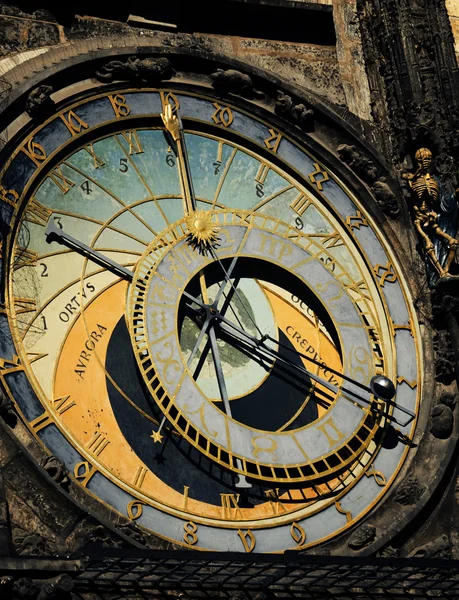 Astronomisk ur i prague - Stock-foto