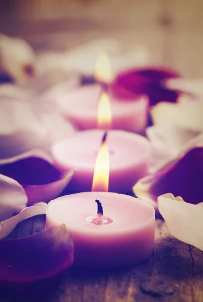 Spa svíčky — Stock fotografie