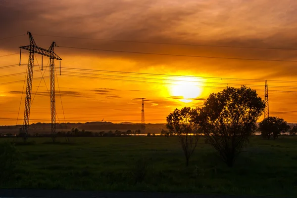 Elektriciteit pylons3 — Stockfoto