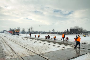 kar railway temizlenmesi