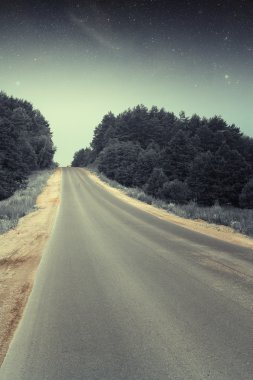 gece yol. Bu görüntü nasa tarafından döşenmiş unsurları