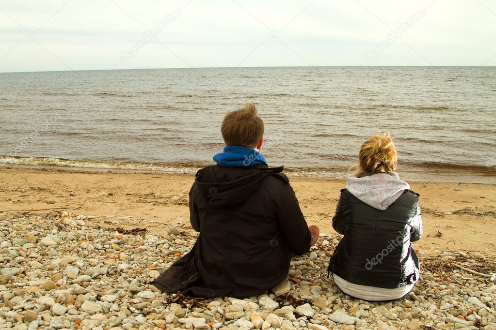 Happy Couple on beach