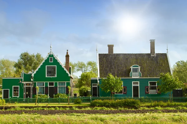 Tradiční holandské větrné mlýny — Stock fotografie
