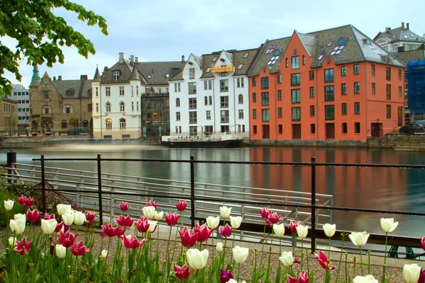 Stadt Aalesund — Stockfoto