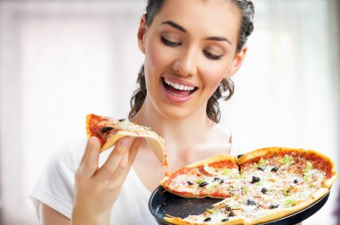 lezzetli pizza