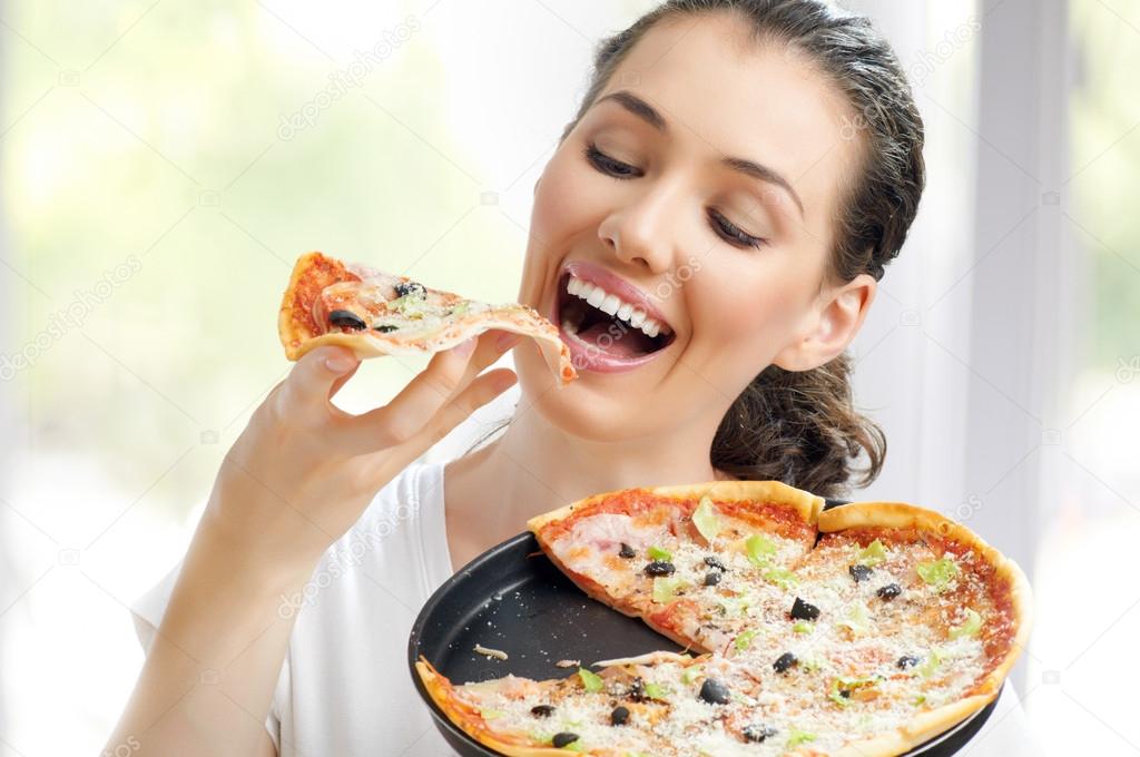 Delicious pizza — Stock Photo © choreograph 12270480