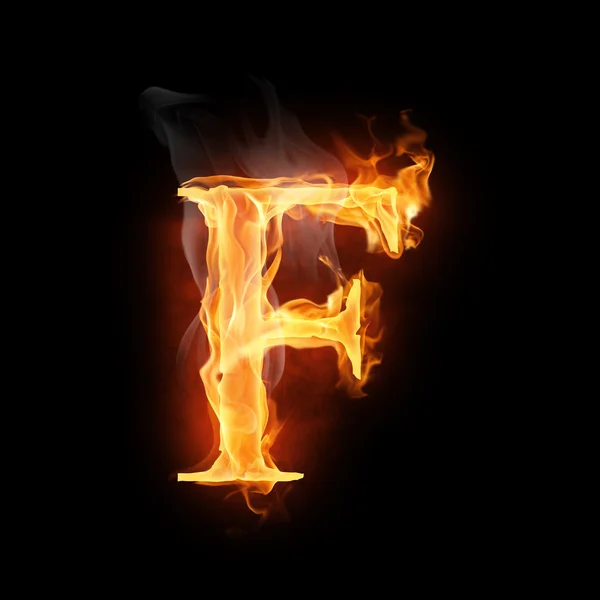 Flammendes Symbol — Stockfoto