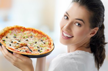 lezzetli pizza