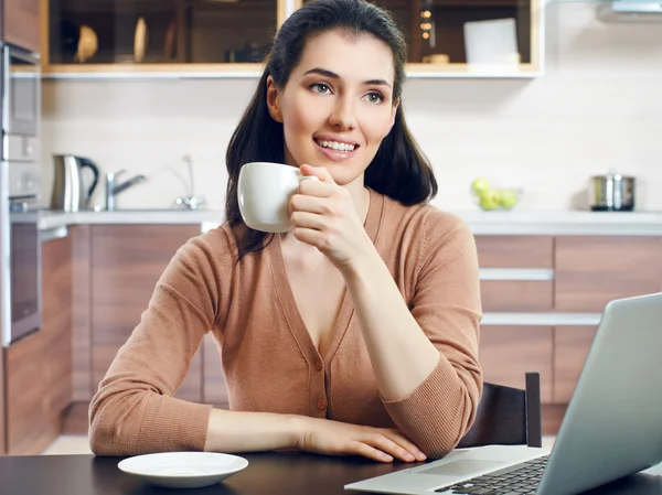 Op de keuken — Stockfoto