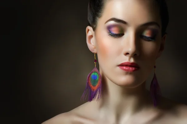 Colorful makeup — Stock Photo, Image