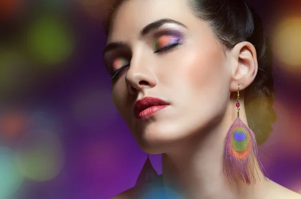 Trucco colorato — Foto Stock