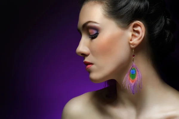 Maquillaje colorido — Foto de Stock
