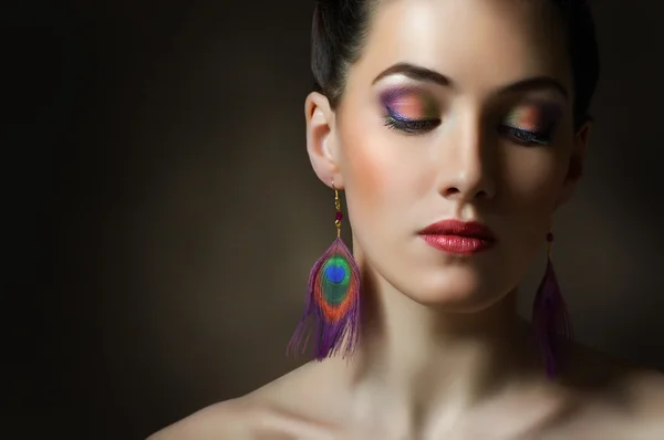 Colorful makeup Royalty Free Stock Images