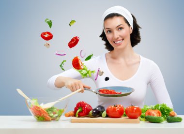 Sağlıklı yemek.