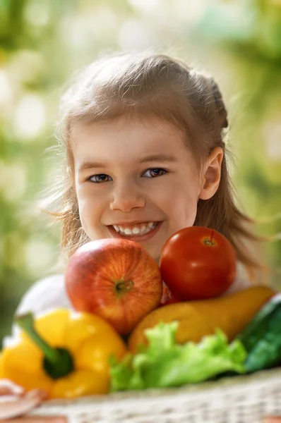 Eating healthy food — Stock Photo, Image