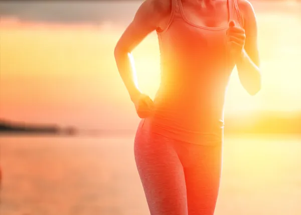 Chica en el deporte — Foto de Stock