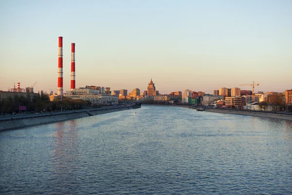 Moscow river — Stock Photo, Image