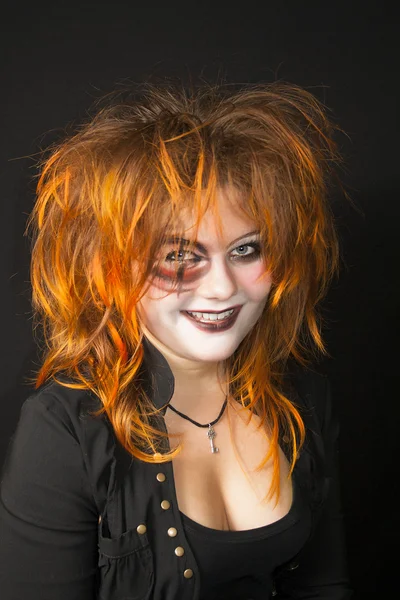 Linda garota de Halloween — Fotografia de Stock