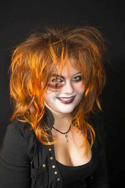 Underbara halloween flicka — Stockfoto