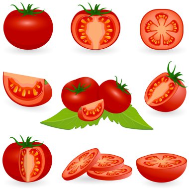 domates Icon set