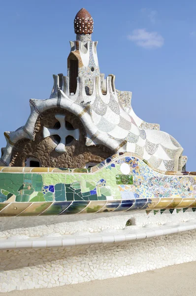 Colorful architecture by Antonio Gaudi — Stock Photo, Image