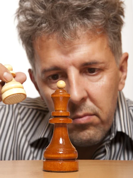 El ajedrecista — Foto de Stock