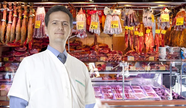 The butcher — Stock Photo, Image