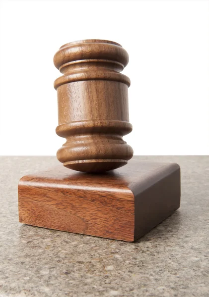 Gavel isolato — Foto Stock