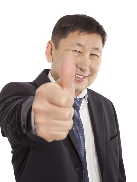Happy asian business man — Stock Photo, Image