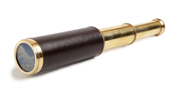 Античное старое шпионское стекло
