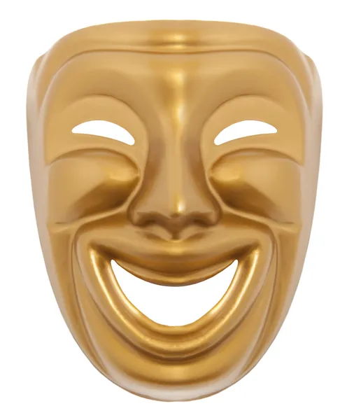 Komedia teatralna maska — Zdjęcie stockowe