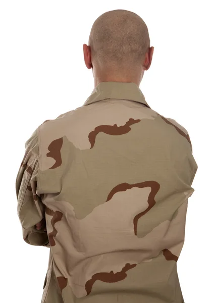 Soldaat in camouflage — Stockfoto