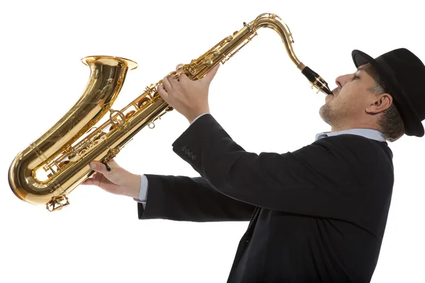 Saxophonist Royalty Free Stock Photos
