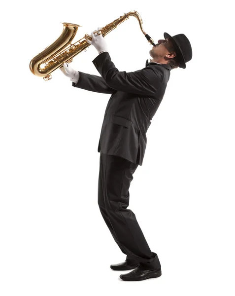 Saxofonista — Fotografia de Stock