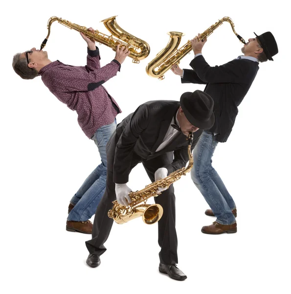 Saxofonist — Stockfoto