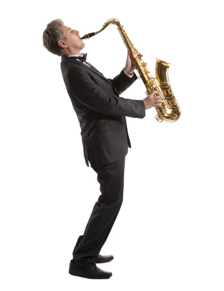 Saxophonist Stock Picture