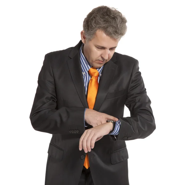 Businessman and time — Stock Photo, Image