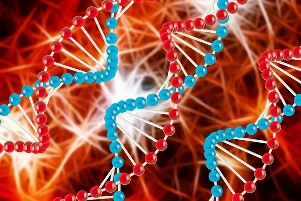 Estructura molecular — Foto de Stock